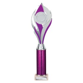 Volcano Multisport Tube Trophy Silver & Purple 360mm