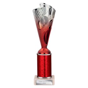 Rodeo Multisport Tube Trophy Silver & Red 265mm