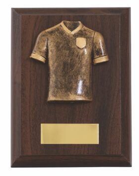 Football Wooden Shields -3.75 x 5"