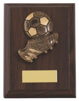 Football Wooden Shields -3.75 x 5"