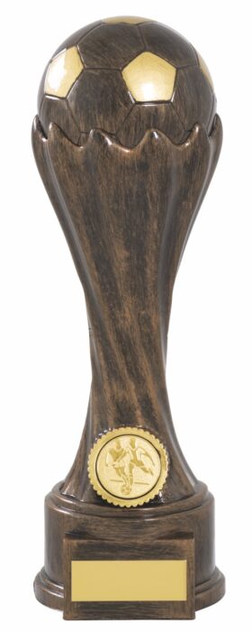 Heavy Football Award - Antique Gold- 230mm