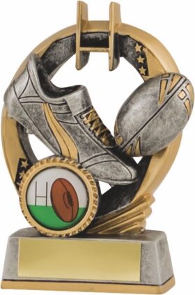 Rugby Trophy - 100mm