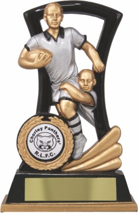 Rugby Trophy - 140mm
