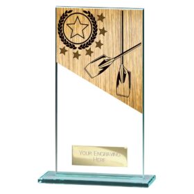 Mustang Rowing Jade Glass Award 160mm
