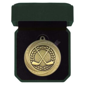 Superstar Golf Medal & Box Gold 60mm