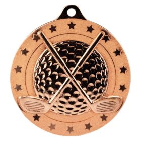 Cascade Stars Golf Medal Bronze 50mm