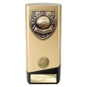 Prime Cobra Managers Player Award Gold & Black 160mm
