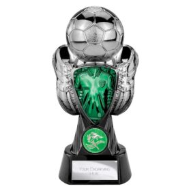 Tournament Heavyweight Green Shirt Gunmetal & Black 190mm