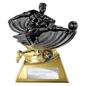 Power Strike Football Heavyweight Carbon Black & Gold 180mm