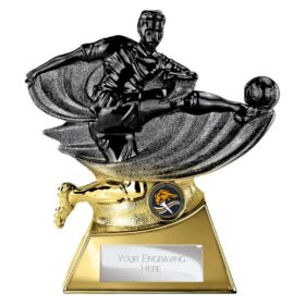 Power Strike Football Heavyweight Carbon Black & Gold 200mm