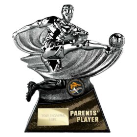 Power Strike Football Parents Player Gunmetal & Black 180mm