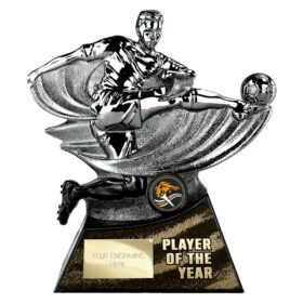 Power Strike Football Player of Year Gunmetal & Black 180mm