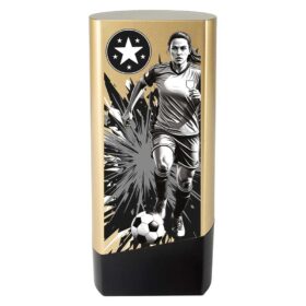 Prime Heavyweight Ladies Football Gold & Black 160mm
