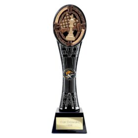 Maverick Extreme Tower Chess Award Black & Antique Bronze 290mm
