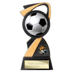 Mania Tower Football Award Carbon Black & Gold 155mm