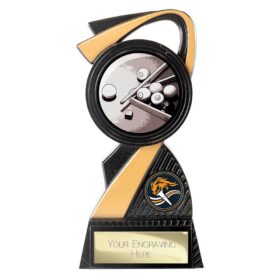 Mania Tower Snooker Award Carbon Black & Gold 155mm