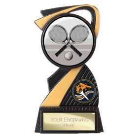 Mania Tower Tennis Award Carbon Black & Gold 130mm