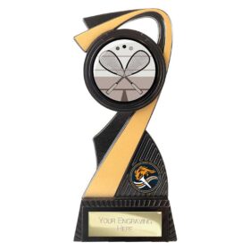 Mania Tower Squash Award Carbon Black & Gold 180mm