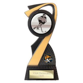 Mania Tower Ice Hockey Award Carbon Black & Gold 180mm
