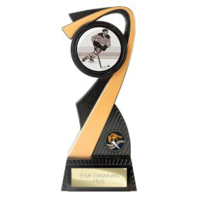 Mania Tower Ice Hockey Award Carbon Black & Gold 205mm