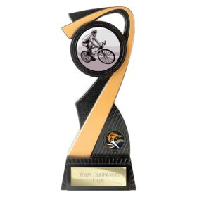 Mania Tower Cycling Award Carbon Black & Gold 205mm