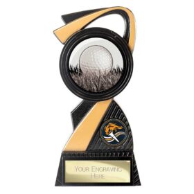 Mania Tower Golf Award Carbon Black & Gold 155mm