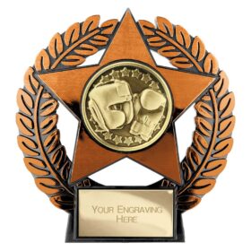 Emperor Star Boxing Plaque Bronze 120mm