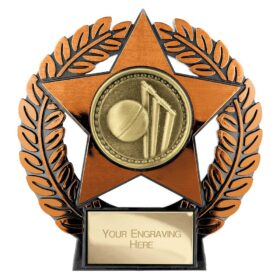 Emperor Star Cricket Plaque Bronze 120mm
