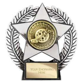 Emperor Star Cycling Plaque Silver 120mm