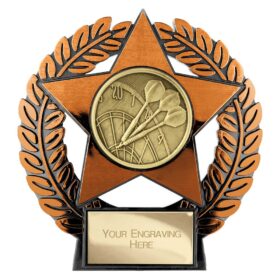 Emperor Star Darts Plaque Bronze 120mm