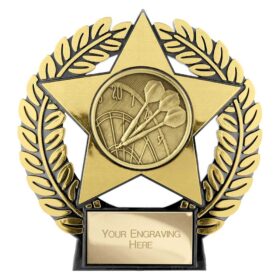Emperor Star Darts Plaque Gold 120mm