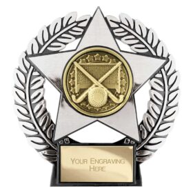 Emperor Star Hockey Plaque Silver 120mm