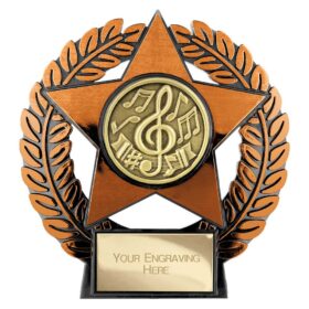Emperor Star Music Plaque Bronze 120mm