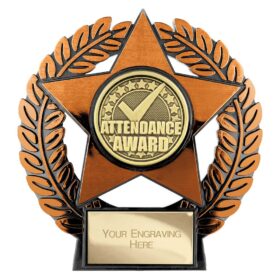 Emperor Star Attendance Plaque Bronze 120mm