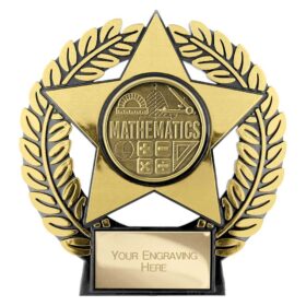 Emperor Star Maths Plaque Gold 120mm