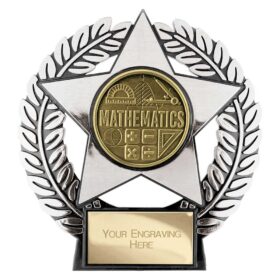 Emperor Star Maths Plaque Silver 120mm