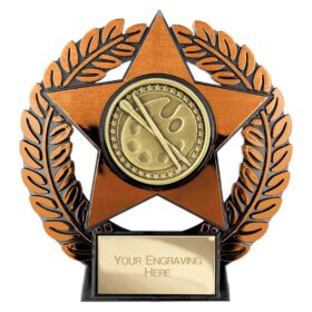 Emperor Star Art Plaque Bronze 120mm