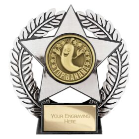 Emperor Star Top Banana Plaque Silver 120mm