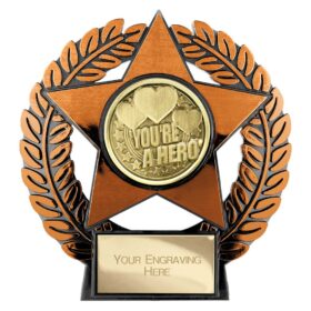 Emperor Star You're a Hero Plaque Bronze 120mm