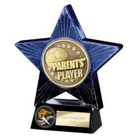 Superstar Parents Player Award Blue & Black 140mm