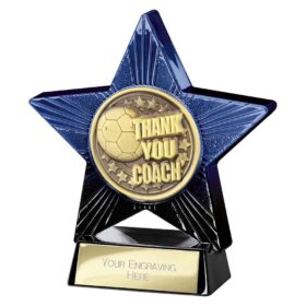 Superstar Thank you Coach Award Blue & Black 110mm
