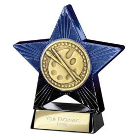 Superstar Art Award Blue & Black 110mm