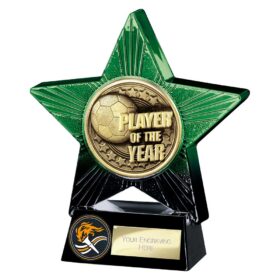 Superstar Player of Year Award Green & Black 140mm