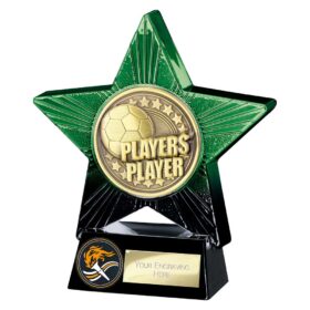 Superstar Players Player Award Green & Black 140mm