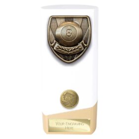 Prime Cobra Pool Award White & Gold 160mm