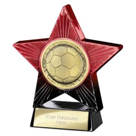 Superstar Football Award Red & Black 110mm