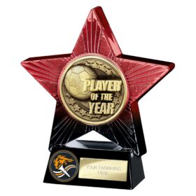 Superstar Player of Year Award Red & Black 140mm