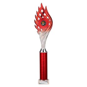 Wildfire Multisport Tube Trophy Red and Silver 440mm