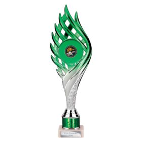Wildfire Multisport Tube Trophy Green and Silver 290mm
