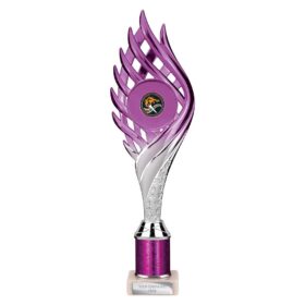 Wildfire Multisport Tube Trophy Purple and Silver 315mm